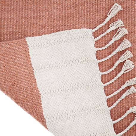 Tapis chambre coton lucia Bleu+Rose liège 11 - vertbaudet enfant 