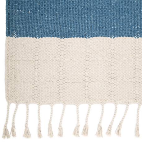 Tapis chambre coton lucia Bleu+Rose liège 6 - vertbaudet enfant 
