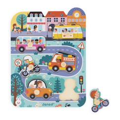 Jouet-Premier âge-Premières manipulations-Puzzle city 6 pièces