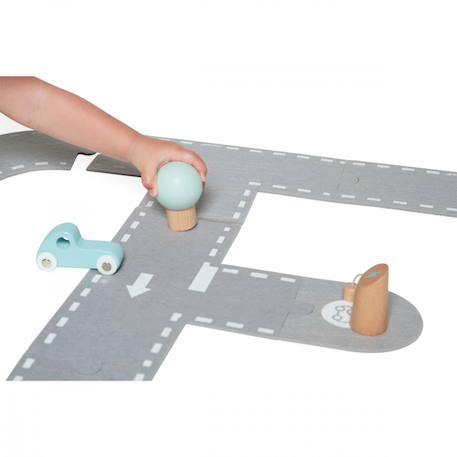 Circuit en feutrine, 21 pièces Multicolore 4 - vertbaudet enfant 
