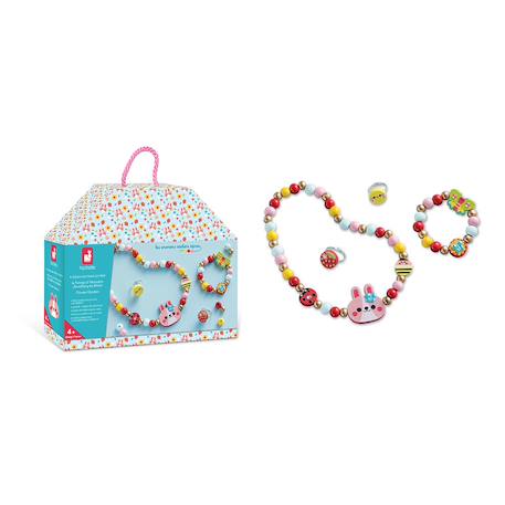 Bijoux en bois à créer - flower garden MULTICOLORE 6 - vertbaudet enfant 