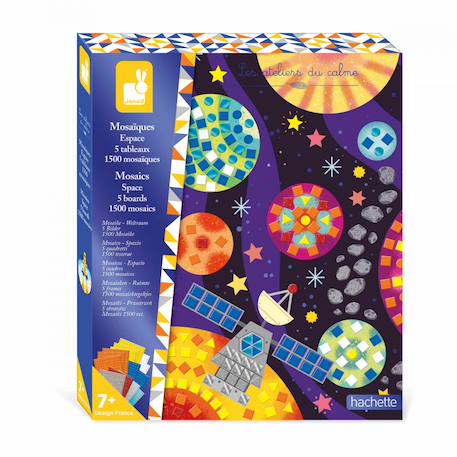 Coffret Mosaiques espace - Kit Loisir Créatif Enfant MULTICOLORE 1 - vertbaudet enfant 