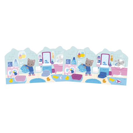 Cahier de stickers la maison MULTICOLORE 3 - vertbaudet enfant 