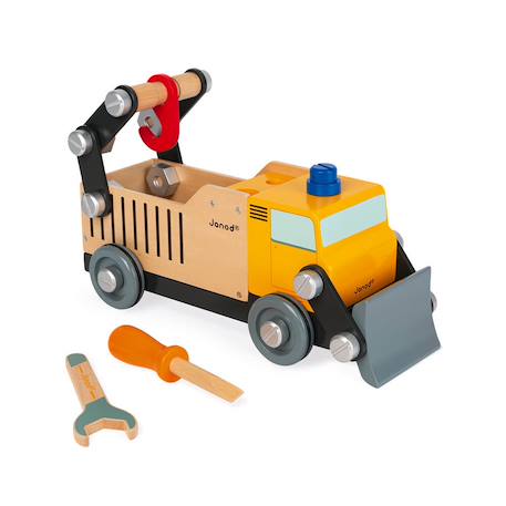 Camion de chantier brico'kids Jaune 4 - vertbaudet enfant 
