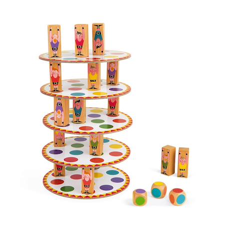 Jeu d'adresse acrobat' Multicolore 3 - vertbaudet enfant 