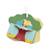 Cartes tactiles la savane en carton Multicolore 2 - vertbaudet enfant 