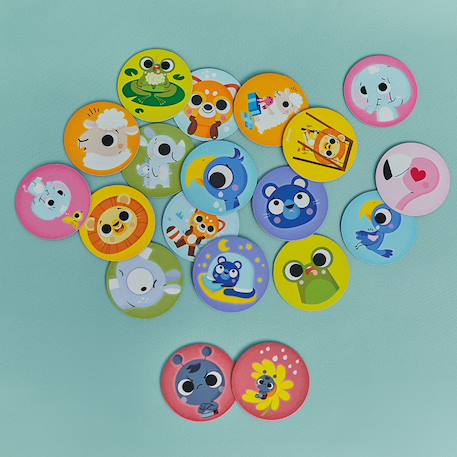 Jeu de mémoire sur le thème des émotions Multicolore 2 - vertbaudet enfant 
