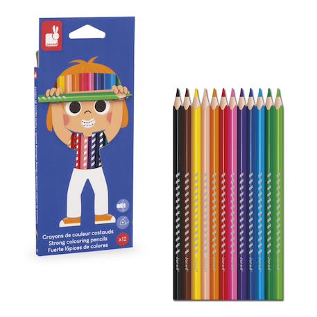 Crayons de couleur x12 - colo MULTICOLORE 5 - vertbaudet enfant 