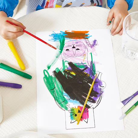 Crayons gel x10 - colo MULTICOLORE 6 - vertbaudet enfant 