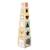 Pyramide en bois fsc, 6 cubes à empiler Multicolore 1 - vertbaudet enfant 