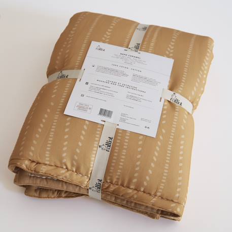 Tapis de repos bébé coton imprimé bohème nepo Ocre caramel+Terracotta 6 - vertbaudet enfant 