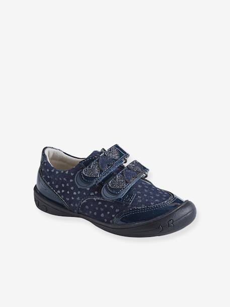 Derbies cuir fille collection maternelle marine 1 - vertbaudet enfant 