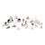 Cubes en bois fsc la vallee blanche, 36 pcs Multicolore 3 - vertbaudet enfant 