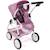 Poussette pour poupées 3 en 1 emotion jean Rose 4 - vertbaudet enfant 