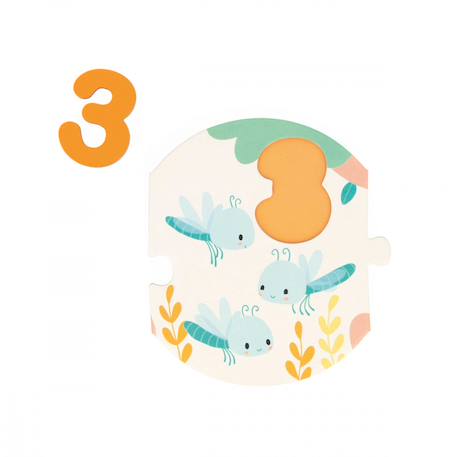 Puzzle mes premiers chiffres Multicolore 6 - vertbaudet enfant 