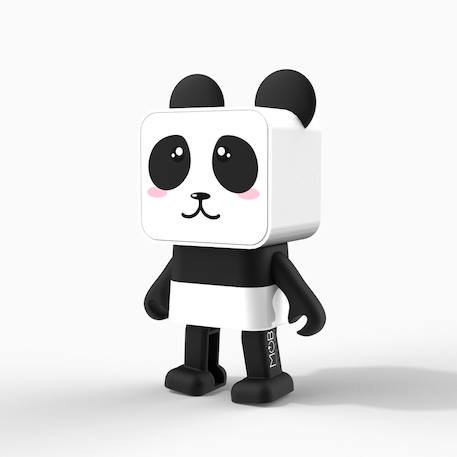 Enceinte bluetooth dancing animal panda Noir, blanc 3 - vertbaudet enfant 