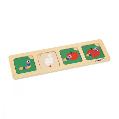 Jeu pédagogique, cartes sequences le jardin Multicolore 4 - vertbaudet enfant 