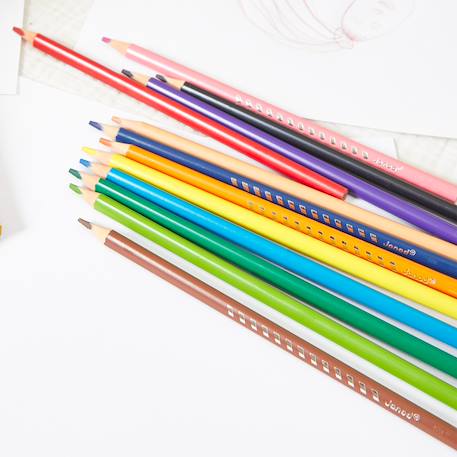 Crayons de couleur x12 - colo MULTICOLORE 4 - vertbaudet enfant 