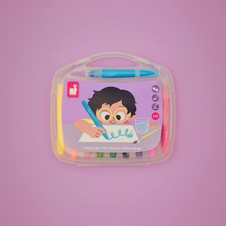 Crayons gel x10 - colo MULTICOLORE 2 - vertbaudet enfant 