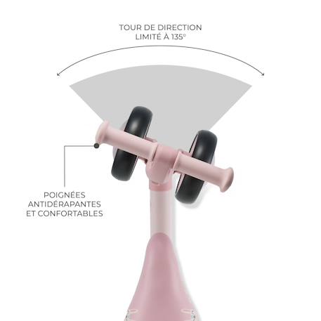 Draisienne enfant roues led dès 2 ans Beige+Bleu+Rose+Vert 16 - vertbaudet enfant 