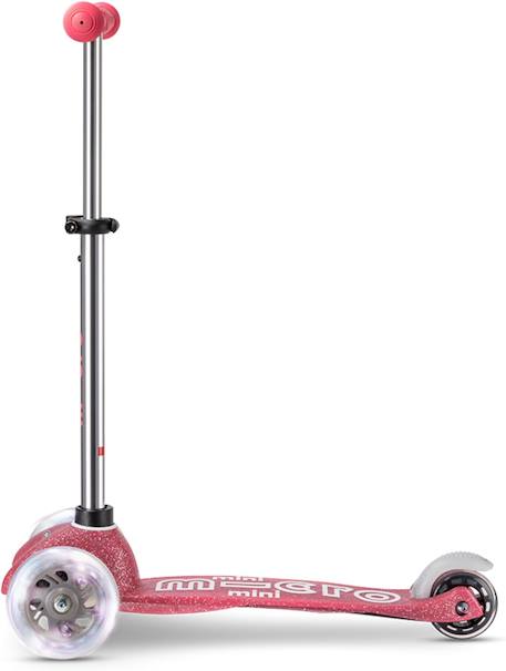 Trottinette enfant mini micro deluxe glitter  led Rose 3 - vertbaudet enfant 