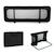Barrière de Lit GUARD & DREAM Pliable avec Hauteur Réglable, Filet Aéré et Sac de Transport Inclus Noir 1 - vertbaudet enfant 