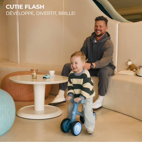 Draisienne enfant roues led dès 2 ans Beige+Bleu+Rose+Vert 13 - vertbaudet enfant 