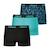 Lot de 3 boxers garçon trio pop Noir-bleu imprimé+Noir-gris-orange imprimé+Noir-print-menthe 11 - vertbaudet enfant 