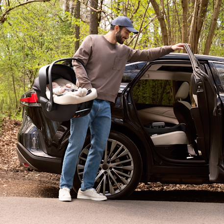 Siège auto isofix bébé rotatif léger Beige+Gris+Noir 2 - vertbaudet enfant 
