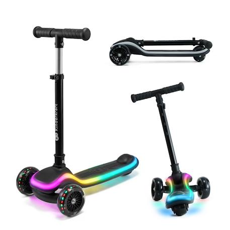 Trottinette RAKET Tricycle Pliable avec Roues LED RGB, Guidon Réglable et Frein à Pied Beige+Bleu+Noir+Rosa 13 - vertbaudet enfant 