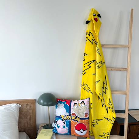 Plaid polaire imprimé toucher doux, pokemon eclair Jaune 3 - vertbaudet enfant 