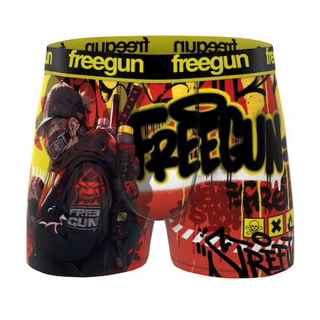Lot de 3 boxers  manga comics Rouge/noir/jaune 4 - vertbaudet enfant 