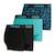 Lot de 3 boxers garçon trio pop Noir-bleu imprimé+Noir-gris-orange imprimé+Noir-print-menthe 10 - vertbaudet enfant 