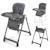 Chaise Haute Évolutive Kinderkraft TULO 3 en 1 avec Hauteur Réglable, Dossier Inclinable, Plateau Double et Harnais 5 Points Beige+Gris 7 - vertbaudet enfant 