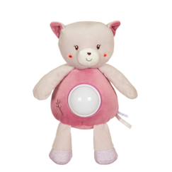 Peluche - veilleuse bebe bamboo - chat - 26 cm  - vertbaudet enfant