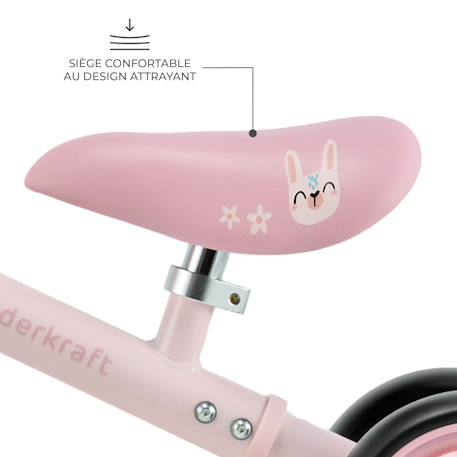 Draisienne enfant roues led dès 2 ans Beige+Bleu+Rose+Vert 15 - vertbaudet enfant 