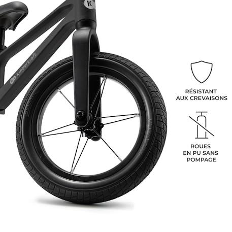 Draisienne Kinderkraft ETER avec Cadre en Nylon Léger, Selle Réglable, Roues PU 12 Pouces et Poignées Antidérapantes Jaune citron+Noir 11 - vertbaudet enfant 
