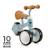 Draisienne Tricycle Kinderkraft CUTIE avec Selle Réglable, Roues EVA Increvables, Guidon Sécurisé et Poignées TPR Bleu 5 - vertbaudet enfant 
