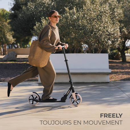 Trottinette pliable urbaine enfant Beige+Noir+Rose 2 - vertbaudet enfant 