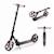 Trottinette Pliable Kinderkraft FREELY avec Guidon Réglable, Roues PU 20 cm, Roulements ABEC-7 et Suspension Avant Beige+Noir+Rose 13 - vertbaudet enfant 