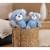 Peluche - peluche ours trendy bleu jeans, l'ours à câliner, 24 cm Bleu 6 - vertbaudet enfant 
