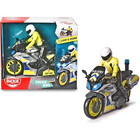 Moto de police Jaune 4 - vertbaudet enfant 