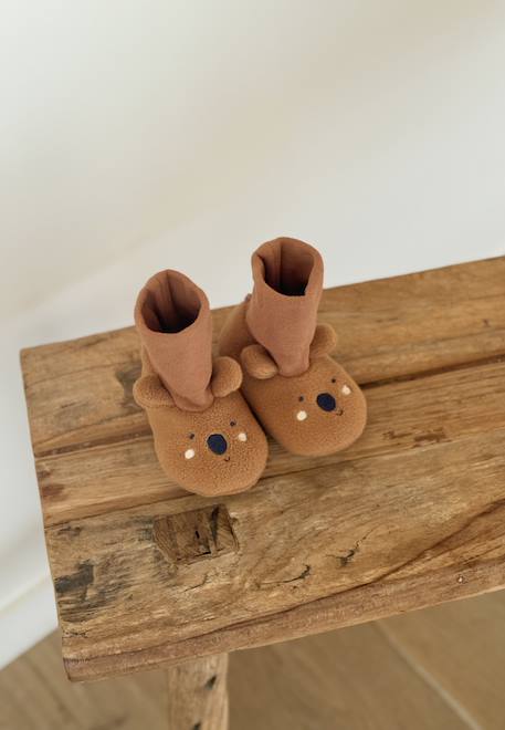Chaussons bébé constellation Camel 1 - vertbaudet enfant 