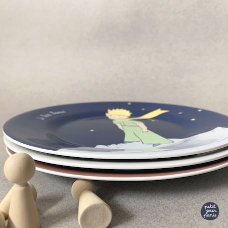 Assiette le petit prince bleu marine 20 cm Bleu 2 - vertbaudet enfant 