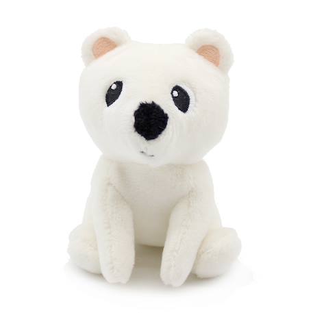 Peluche ours polaire maman 31 cm et son bébé blanc Blanc 2 - vertbaudet enfant 