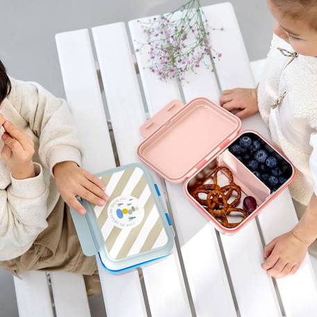 Boîte à goûter en inox sunny explorer Rose 4 - vertbaudet enfant 