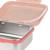Boîte à goûter en inox sunny explorer Rose 3 - vertbaudet enfant 