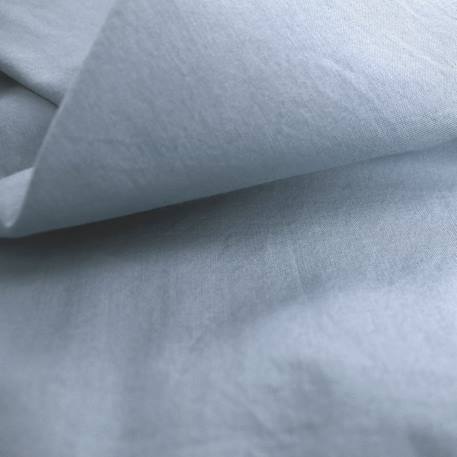 Drap-housse uni en coton, coton lavé Blanc+Bleu nuit+Bleu orage+Caramel+Chocolat+Lichen+Lie de vin+Lin+Miel+Nude+Terre cuite 9 - vertbaudet enfant 