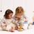 Jouet empilable arc-en-ciel en bois Beige 2 - vertbaudet enfant 