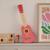 Guitare en bois rose à fleur Rose, jaune 5 - vertbaudet enfant 
